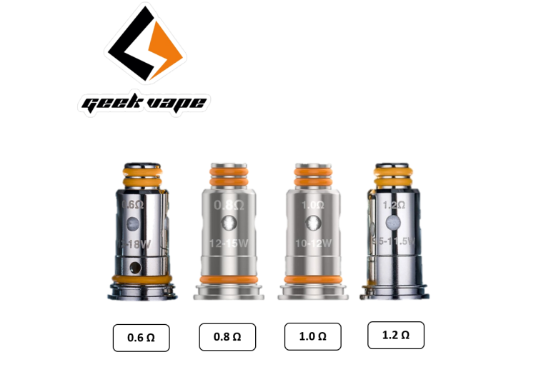 GeekVape Wenax S-C G / KA1  Replacement Coils - Multiple Resistance 