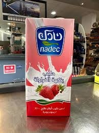 نادك حليب مطعمات بالفراولة 1لتر