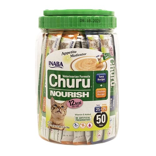 inaba churu nourish tuna recipe + chicken recipe