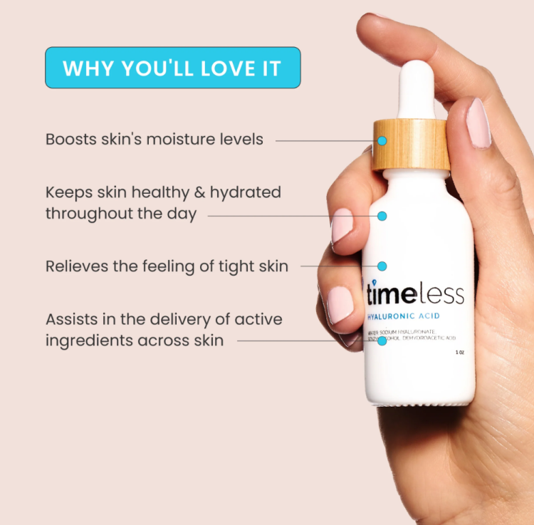 Timeless Skin Care, Hyaluronic Acid 100% Pure Serum