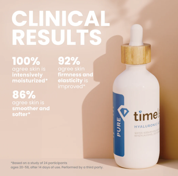 Timeless Skin Care, Hyaluronic Acid 100% Pure Serum