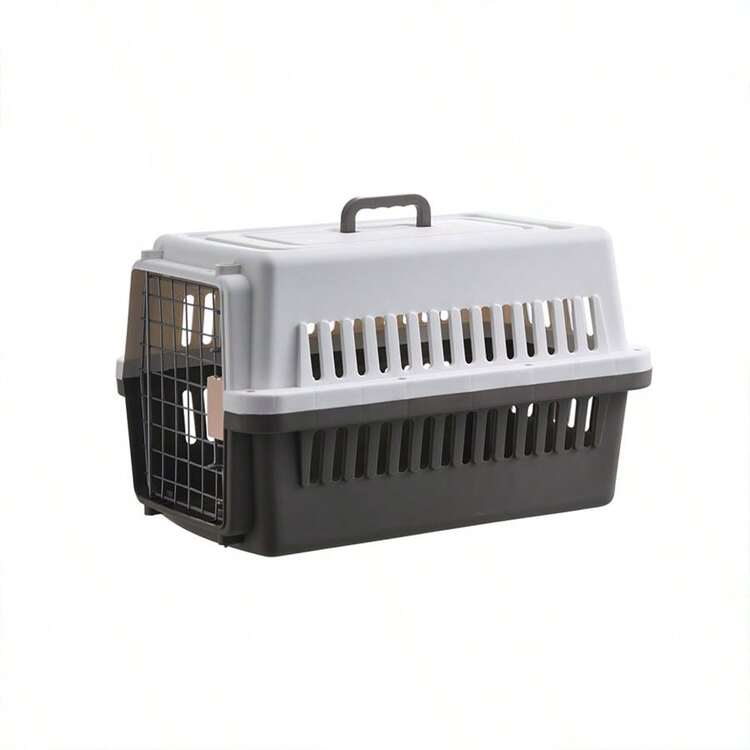 pet carrier with metal door