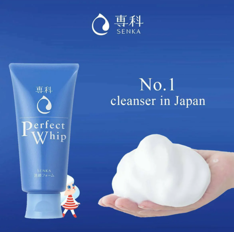 Shiseido, Senka Perfect Whip Beauty Face Foam - شيسيدو, غسول رغوي للبشرة 