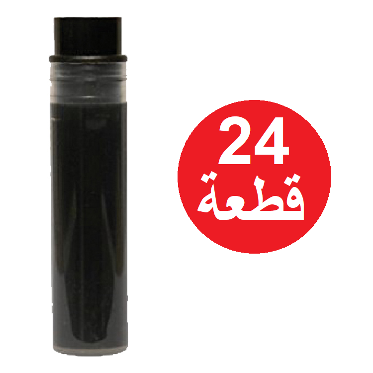  24  حبر اقلام وايت بورد اسود