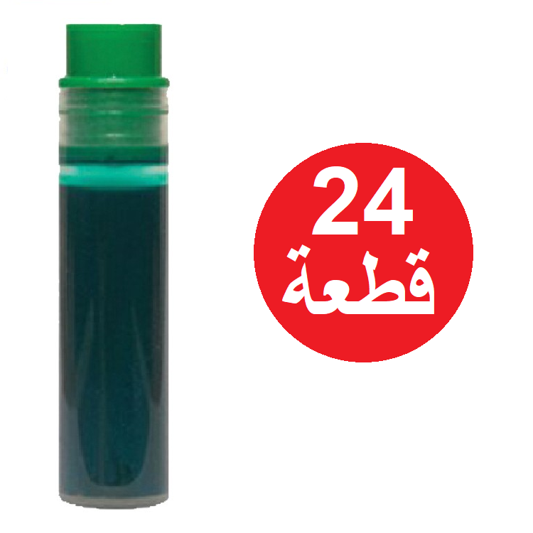 24 حبر اقلام وايت بورد اخضر 