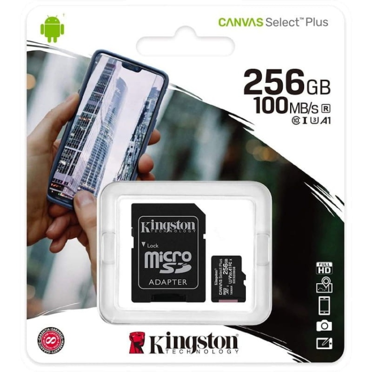 KINGSTON MEMORY CARD SD-256GB CLASS10