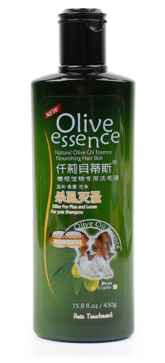 olive essence killer for flea and louse dogs shampoo 450g