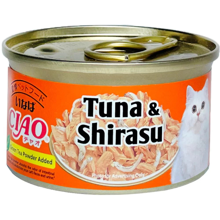 ciao cat wet food tuna&shirasu