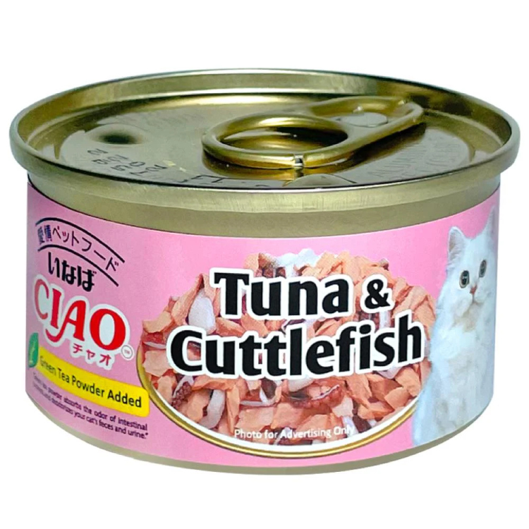 ciao cat wet food tuna&cuttlefish