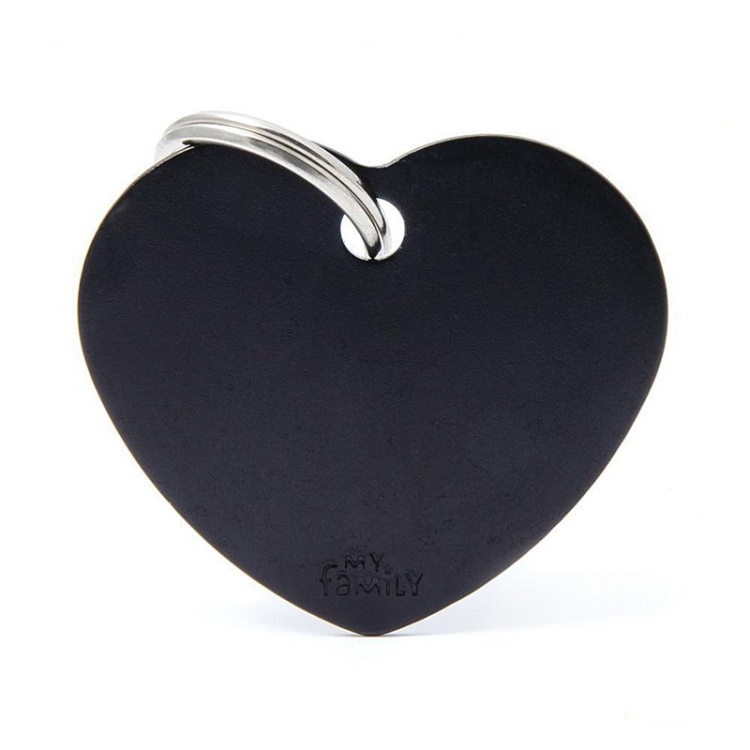 BASIC BIG ALUMINUM BLACK HEART