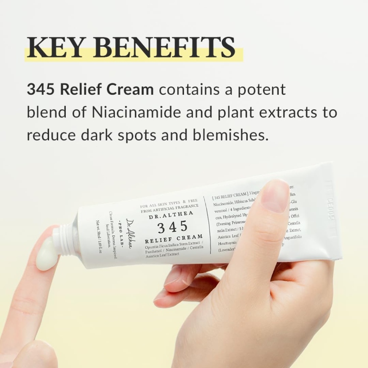 Dr. Althea 345 Relief Cream كريم البشرة الكوري المرمم