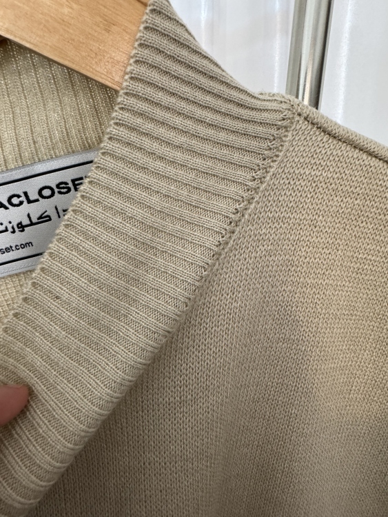 Mock Neck Drop Shoulder Sweater