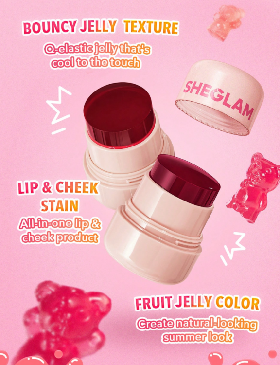 Sheglam, Jelly-Licious Hydrating Lip & Blush Tint-Cheerio