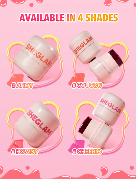 Sheglam, Jelly-Licious Hydrating Lip & Blush Tint-Cheerio