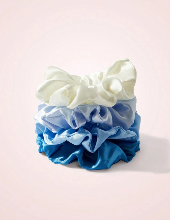 Satin scrunchies 4 pcs