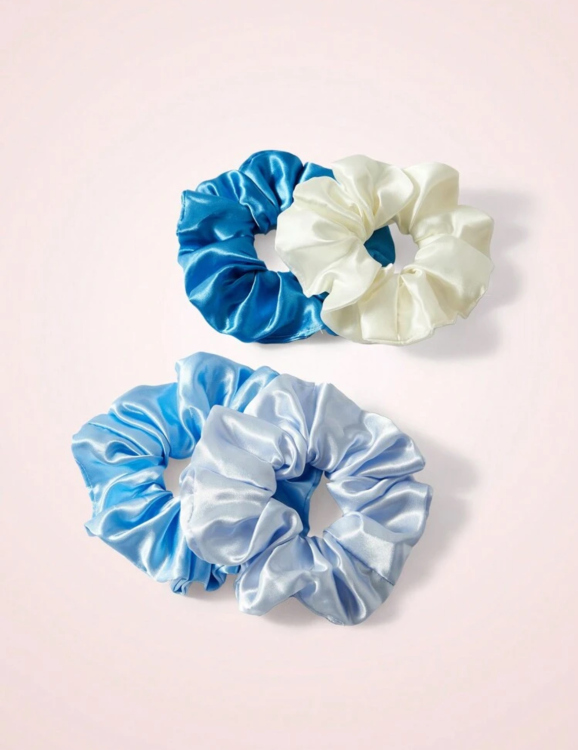 Satin scrunchies 4 pcs