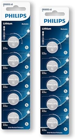 PHILIPS  BATTERY  V5 CR2032