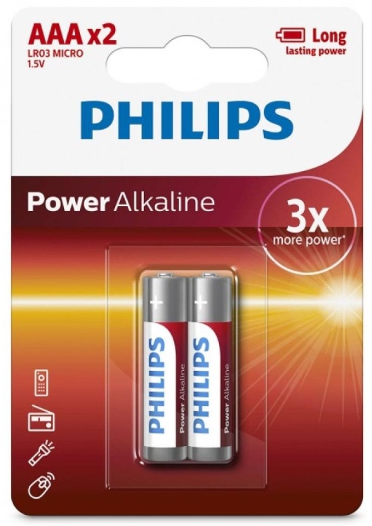 PHILIPS BATTERY AAA" X2