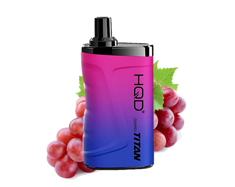 HQD TITAN Grape - 7000 Puff - Rechargeable, Disposable Vape