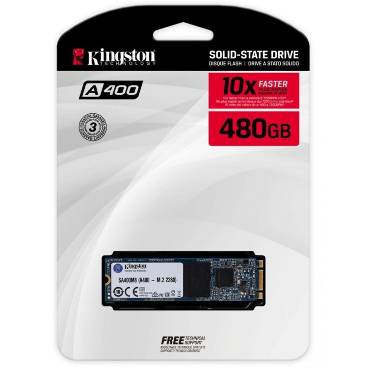 KINGSTON  A400 SSD 480GB M.2