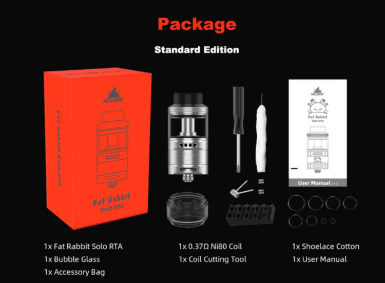 LostVape THELEMA QUEST 200W Mod +  Atomizer + 2 Batteries + Battery Charger + Drip-Tip (Professional Vaping Kit !)