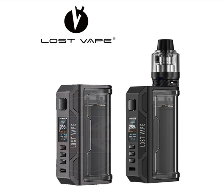 LostVape THELEMA QUEST 200W Mod +  Atomizer + 2 Batteries + Battery Charger + Drip-Tip (Professional Vaping Kit !)