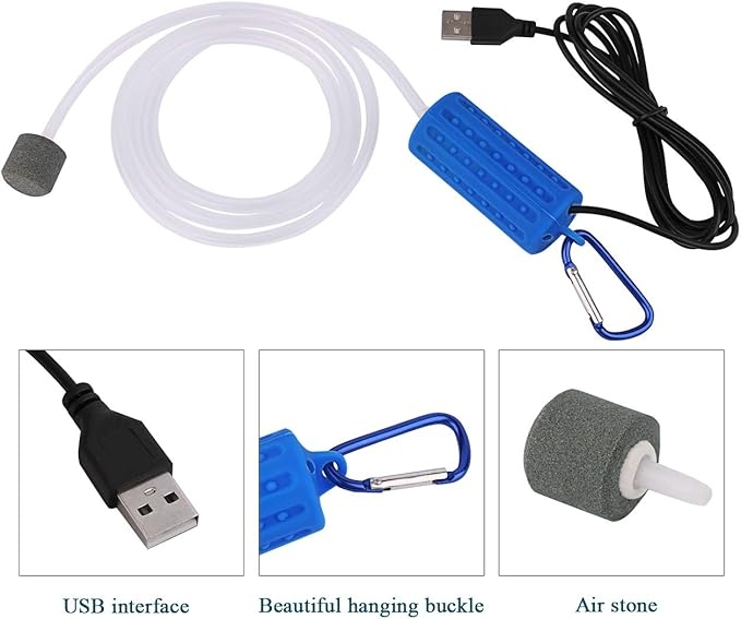 مضخة هواء ميني USB صامتة عالية الجودة