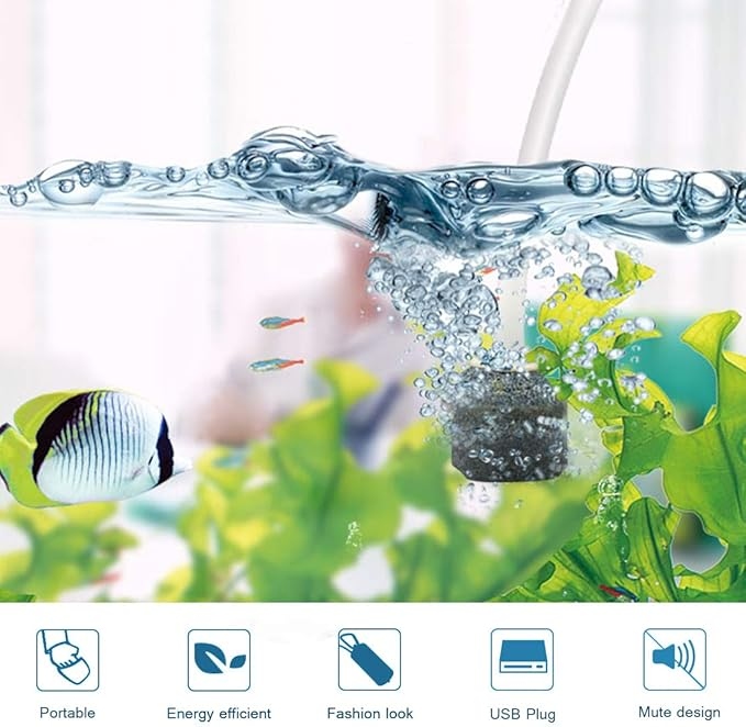 مضخة هواء ميني USB صامتة عالية الجودة