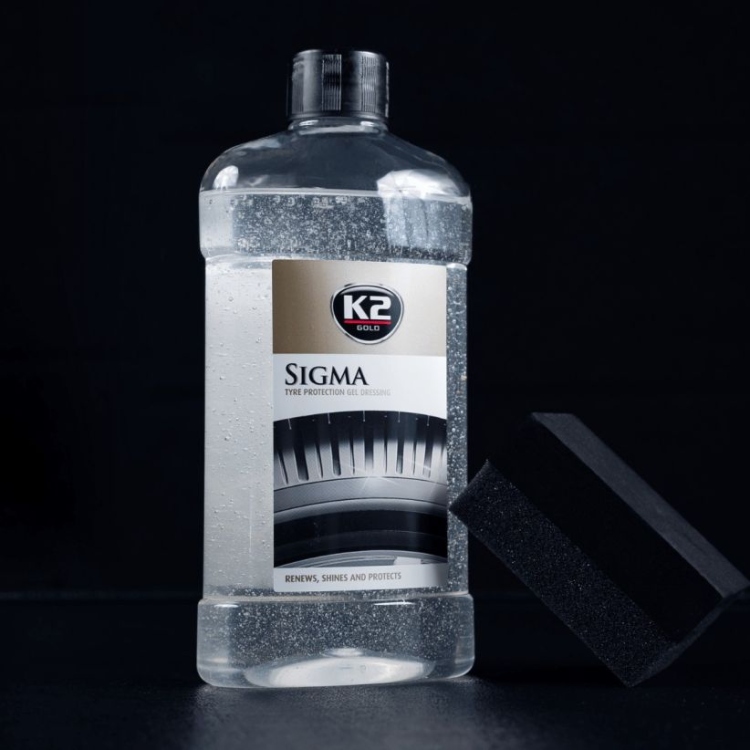 ملمع اطارات  مع عزل كامل K2 SIGMA Tyre care 500 ML