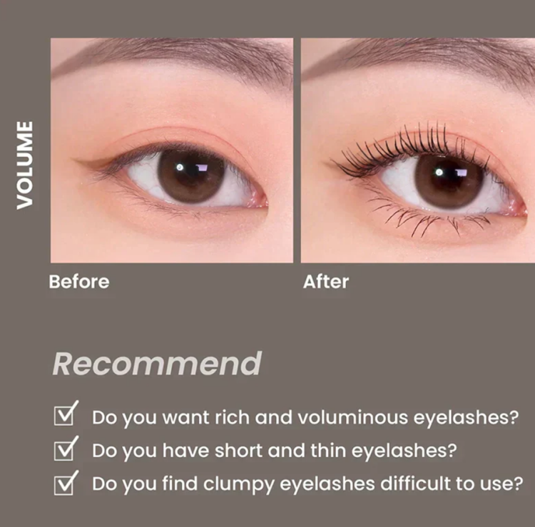 heimish, Dailism Smudge Stop Mascara - Black Volume