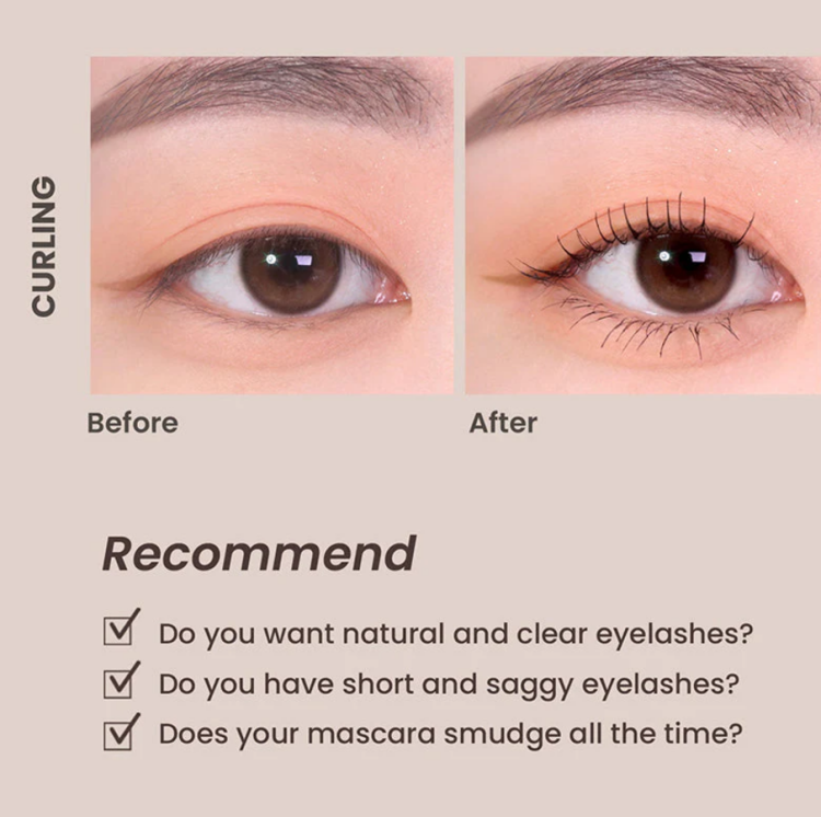 heimish, Dailism Smudge Stop Mascara - Black Curling