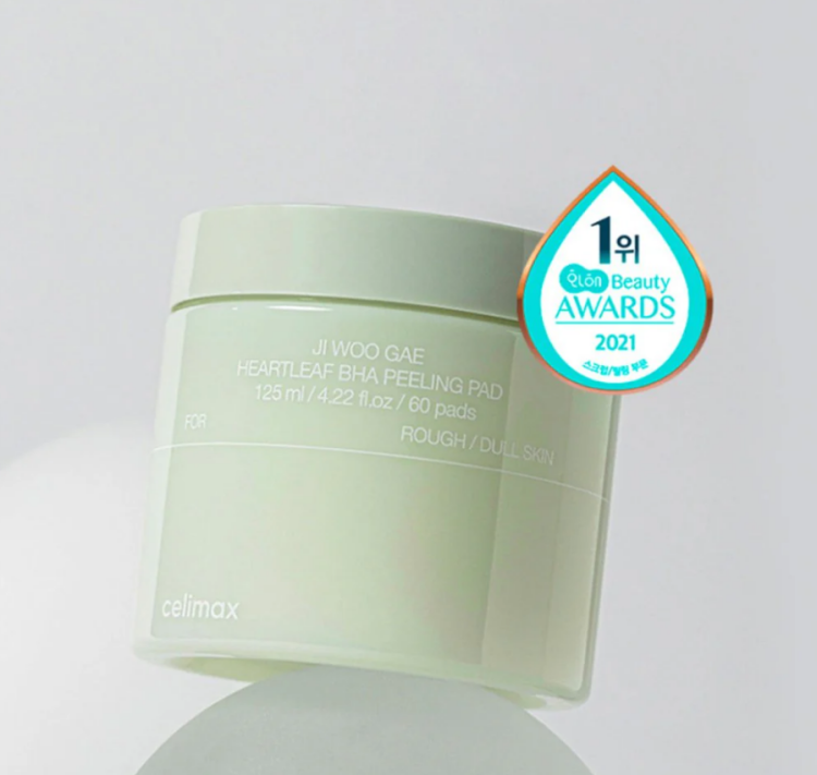 Celimax. JIWOOGAE Heartleaf BHA Peeling Pad