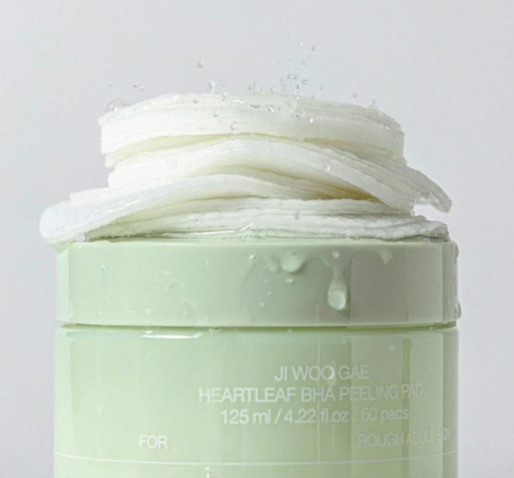 Celimax. JIWOOGAE Heartleaf BHA Peeling Pad