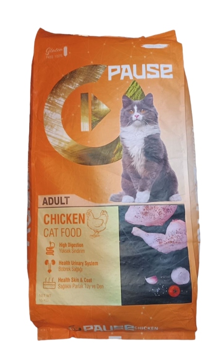 Pause CAT FOOD CHICKEN 15KG