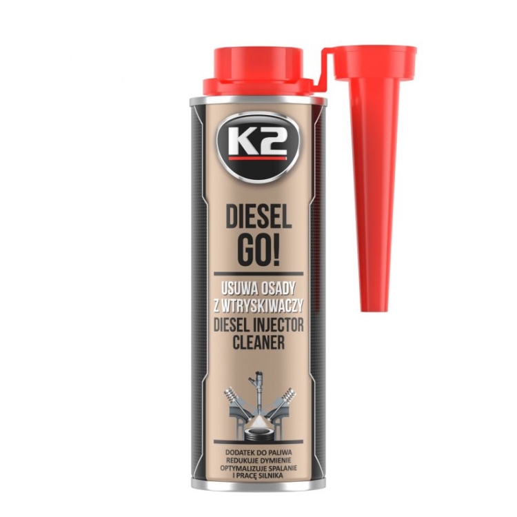 منظف صبابات احترافي للديزل K2 DIESEL GO! 250 ml