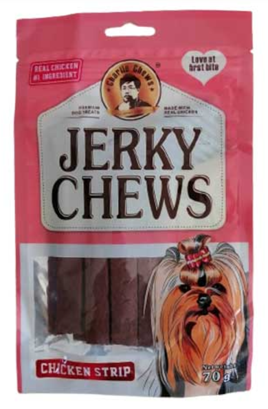 مكافآت Jerky Chews مع شرائح الدجاج