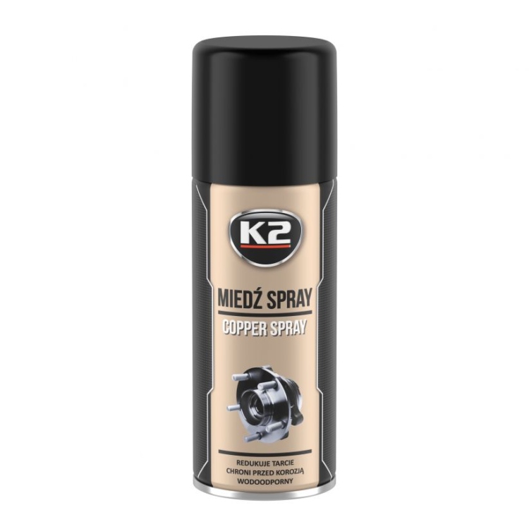 شحم نحاسي سريع الجفاف وعالي الحرارة K2 COPPER SPRAY 400 ML