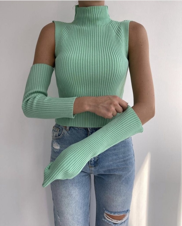 Knitted Trendy Blouse