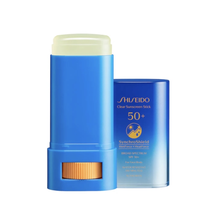 Shiseido, Clear Sunscreen Stick SPF 50+ شيسيدو، واقي شمس ستيك شفاف بعامل حماية 50+