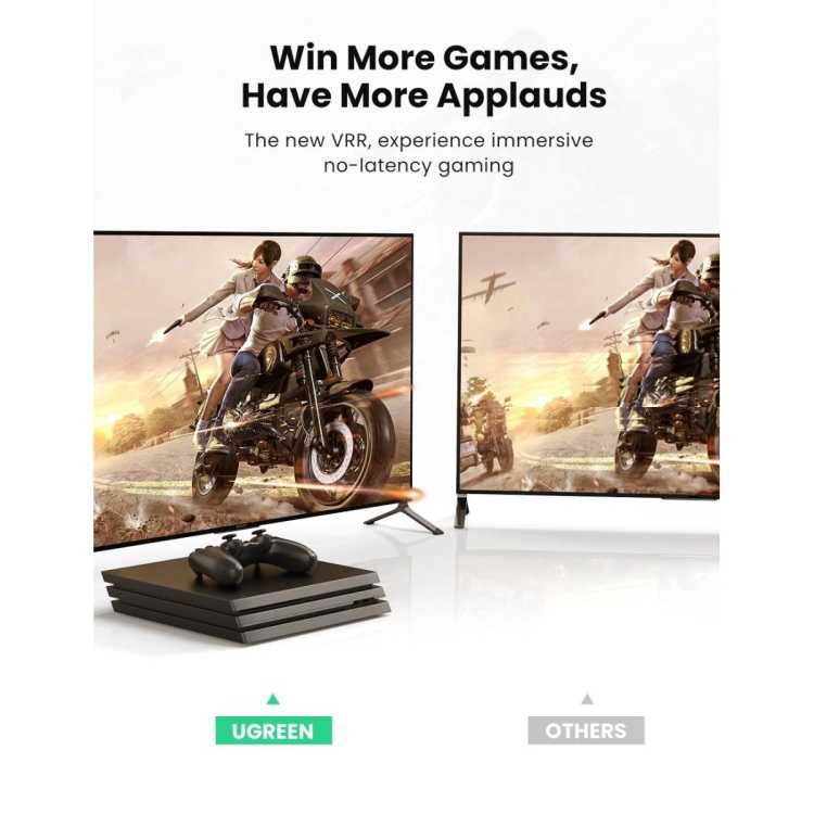 UGREEN 80405- HD140 HDMI 5M 8K@60HZ
4K@120HZ