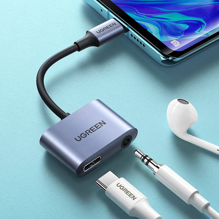UGREEN USB-C TO 3.5MM AUDIO ADAPTER
WITH PD MOADEL-601640-CM231