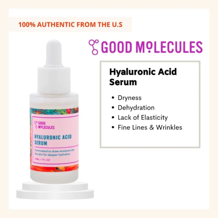 سيروم الهايلرونيك اسد Good Molecules Hyaluronic Acid Serum