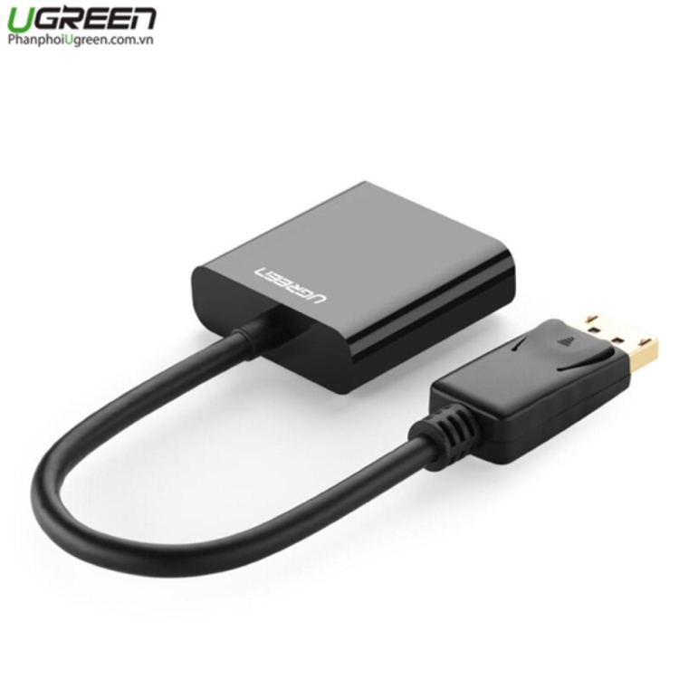 UGREEN 20415 MD107 DISPLAYPORT MALE TO
VGA FEMAL CONVERTER CABLE BLACK