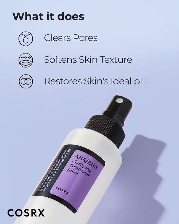 Cosrx AHA\BHA Clarifying Treatment Tone تونر الاحماض المنقي للبشرة