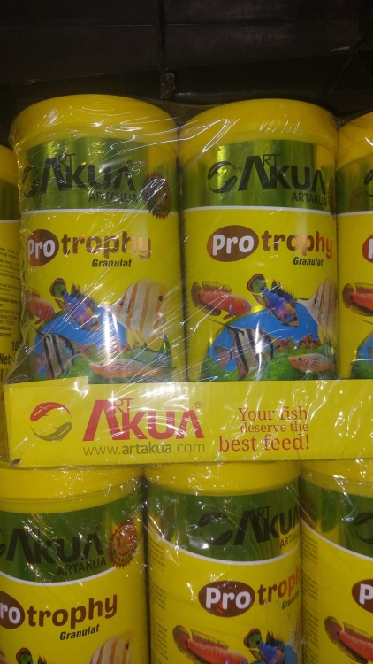 غذاء متكامل للأسماك الزينة 