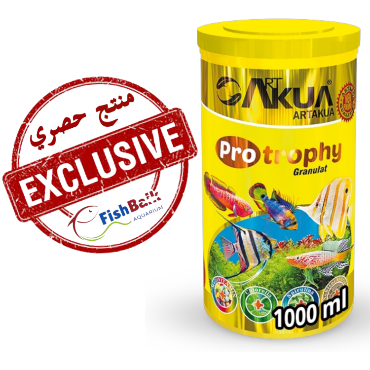 غذاء متكامل للأسماك الزينة 