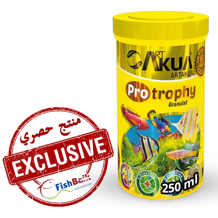 غذاء متكامل للأسماك الزينة 