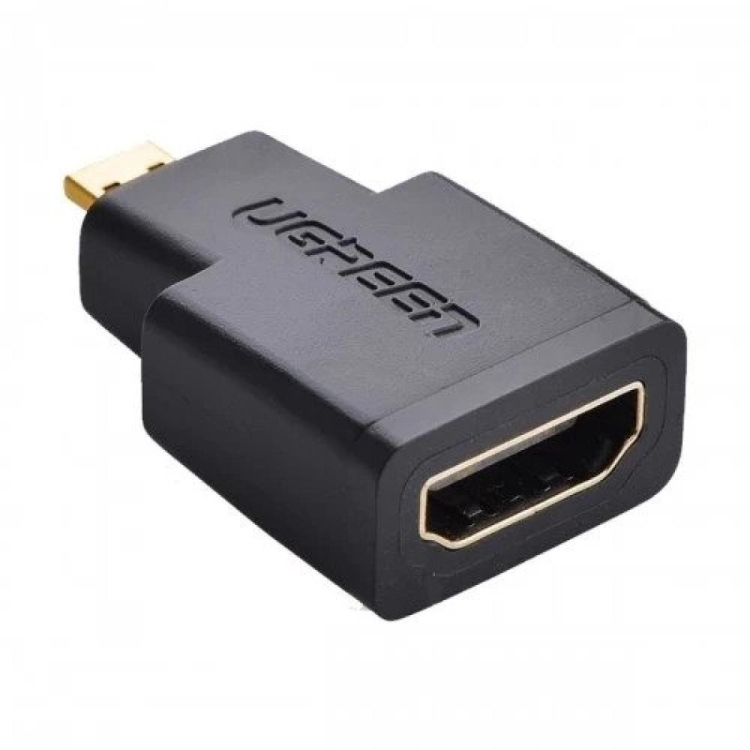 UGREEN MICRO HDMI MALE TO HDMI FEMAL
ADAPTER (BLACK) MOADEL-20106