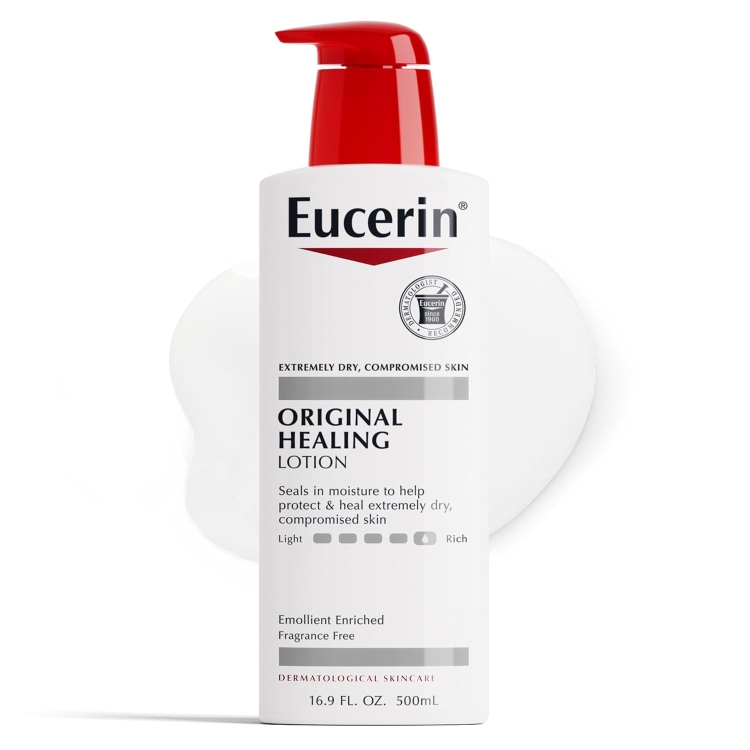 لوشن الجسم الأصلي للبشرة الجافة جدا من يوسيرين 500 مل - Eucerin Original Healing 