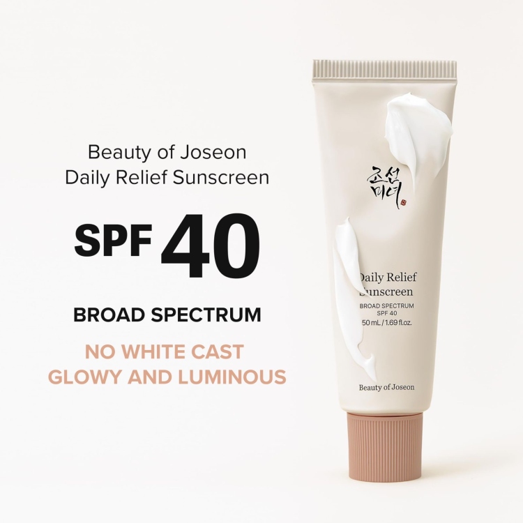 Beauty of Joseon Daily Relief Sunscreen  واقي شمس بيوتي اوف جوسيون بقوامه الخفيف